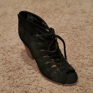 Melrose and market lace up high heels